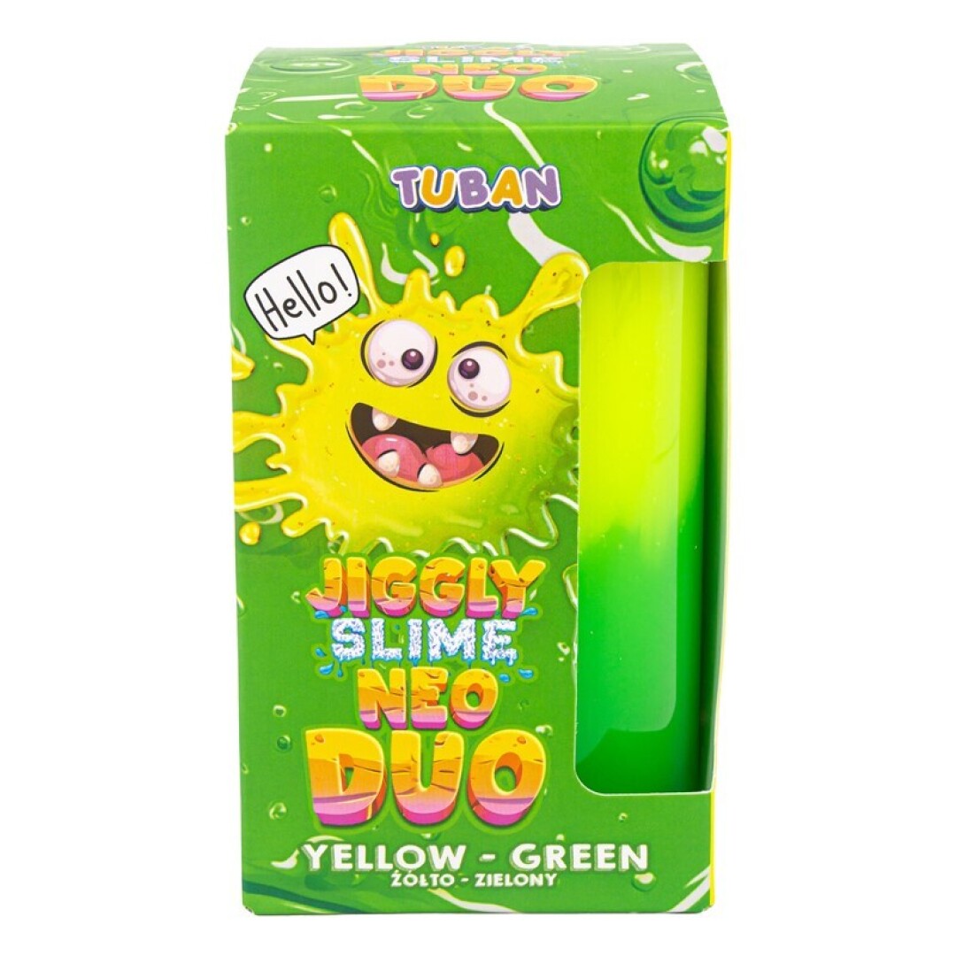 Jiggly Slime Neo Duo Amarillo Verde 430 g TUBAN - indyaeduocio Jiggly Slime Neo Duo Amarillo Verde 430 g TUBAN - indyaeduocio