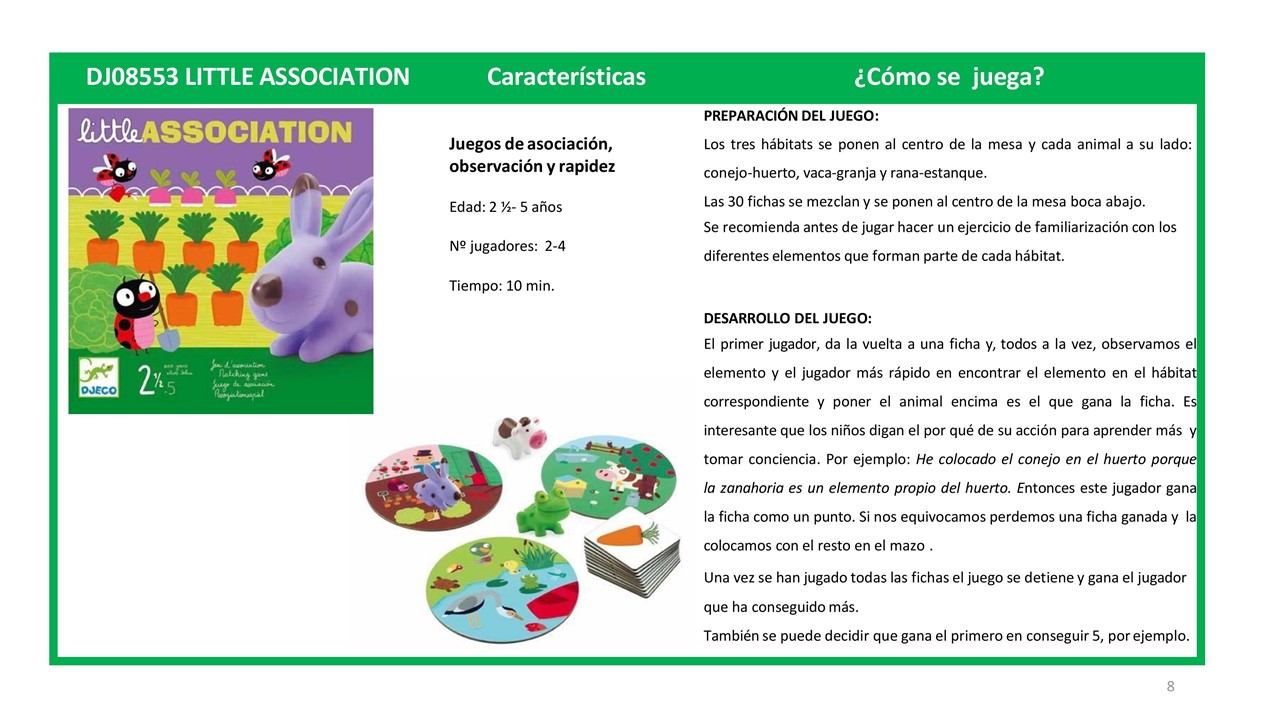 Juego Little Association - Djeco - indyaeduocio 3 Juego Little Association - Djeco - indyaeduocio