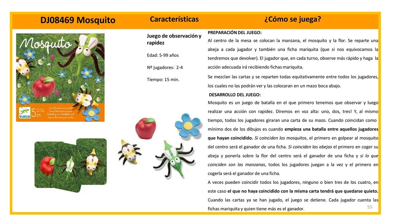Juego Mosquito - Djeco - indyaeduocio 3 Juego Mosquito - Djeco - indyaeduocio