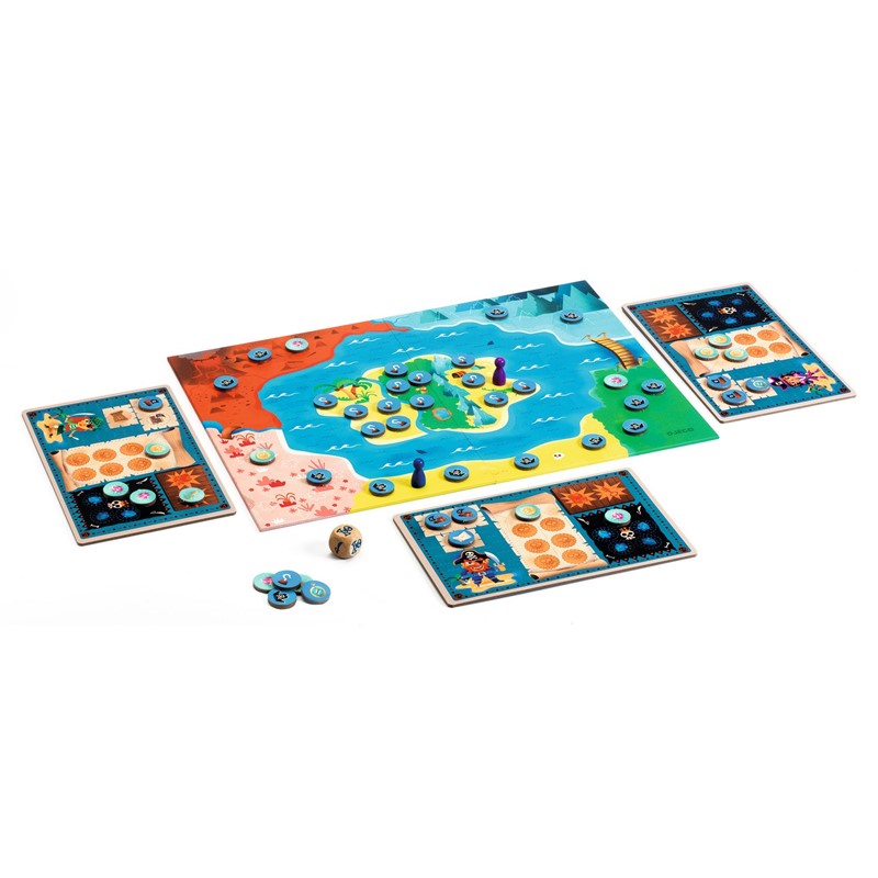 Juego Pirat Island - Djeco - indyaeduocio 2 Juego Pirat Island - Djeco - indyaeduocio