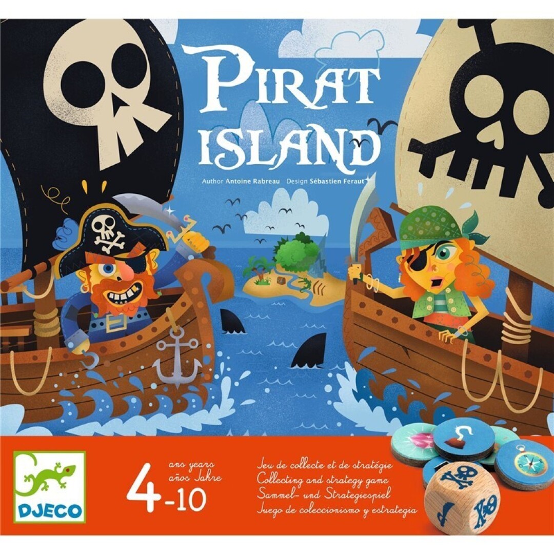 Juego Pirat Island - Djeco - indyaeduocio Juego Pirat Island - Djeco - indyaeduocio