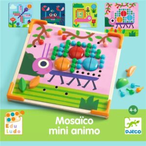 Juego educativo Mosaico Mini Animo - Djeco - indyaeduocio