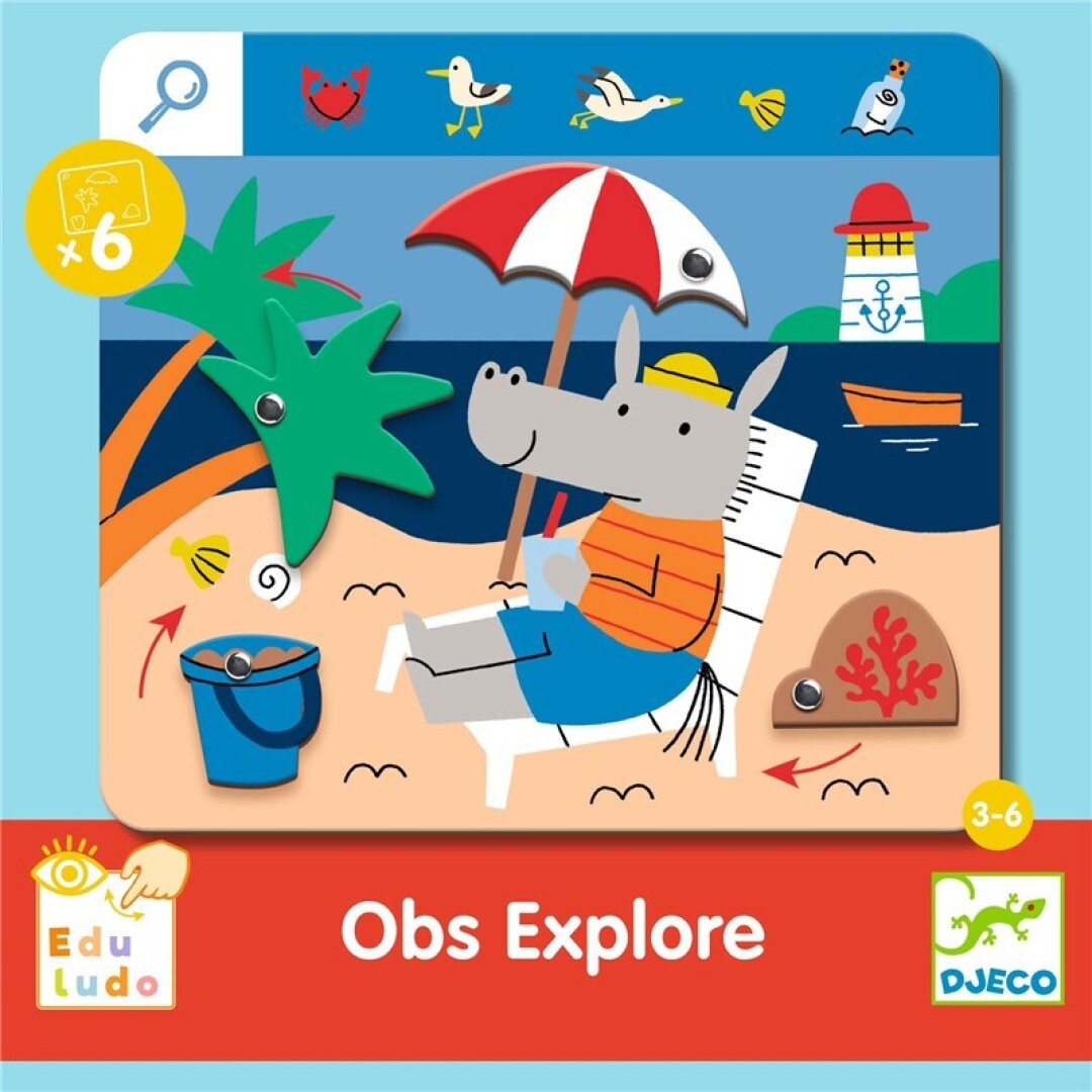 Juego educativo Obs Explore - Djeco - indyaeduocio Juego educativo Obs Explore - Djeco - indyaeduocio