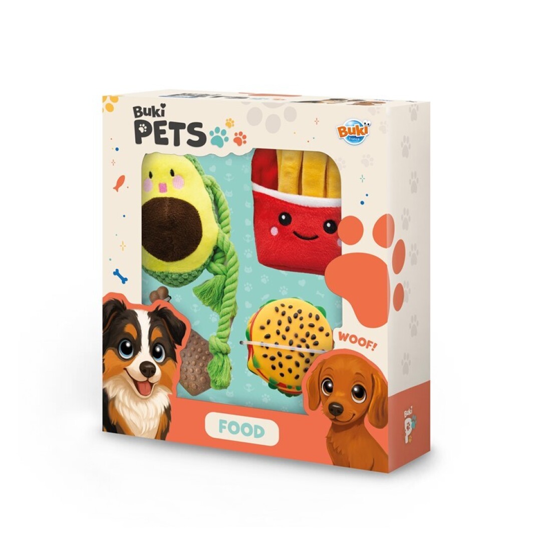 Juguetes para Perros Set de Comida - Buki - indyaeduocio Juguetes para Perros Set de Comida - Buki - indyaeduocio