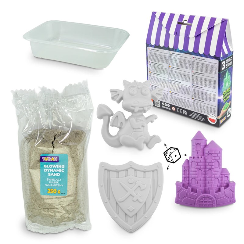 Kit Arena Luminiscente Glowing Sand TUBAN - indyaeduocio 2 Kit Arena Luminiscente Glowing Sand TUBAN - indyaeduocio
