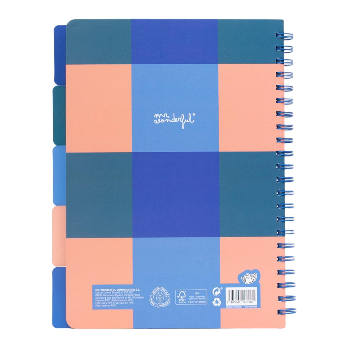 Libreta A4 con separadores After Class Slay All Day - Mr. Wonderful - indyaeduocio 2 Libreta A4 con separadores After Class Slay All Day - Mr. Wonderful - indyaeduocio