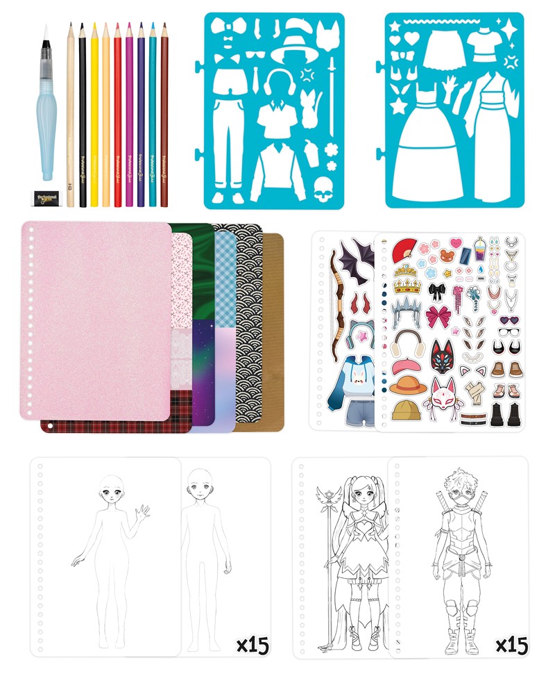 Libro de Moda Manga - Buki Professional Studio - indyaeduocio 4 Libro de Moda Manga - Buki Professional Studio - indyaeduocio