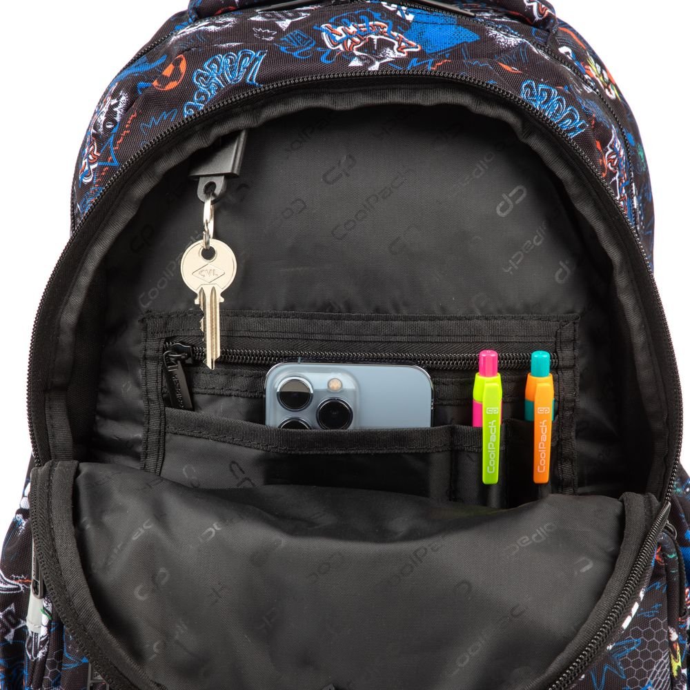 Mochila Escolar Bibak Techno Graph - Coolpack - indyaeduocio 6 Mochila Escolar Bibak Techno Graph - Coolpack - indyaeduocio