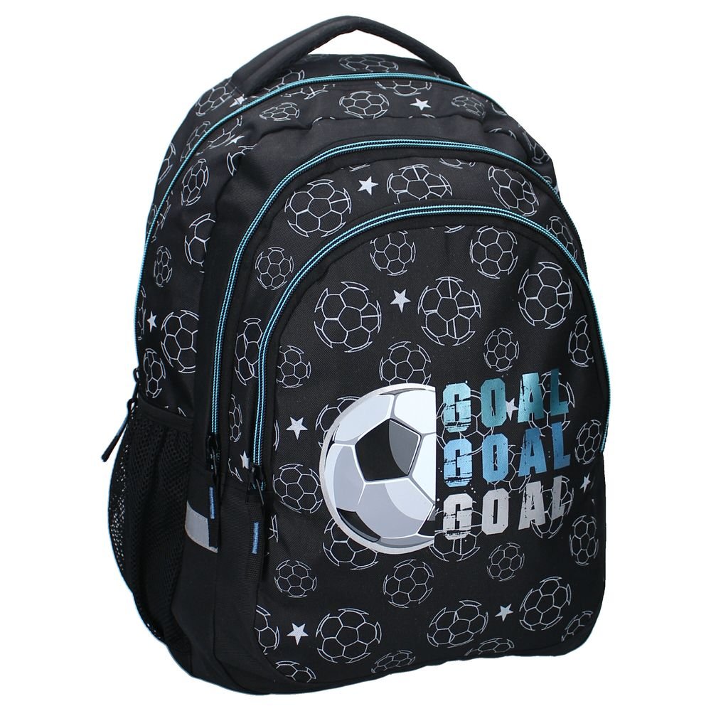 Mochila Escolar Doble Football Black - Vadobag - indyaeduocio Mochila Escolar Doble Football Black - Vadobag - indyaeduocio
