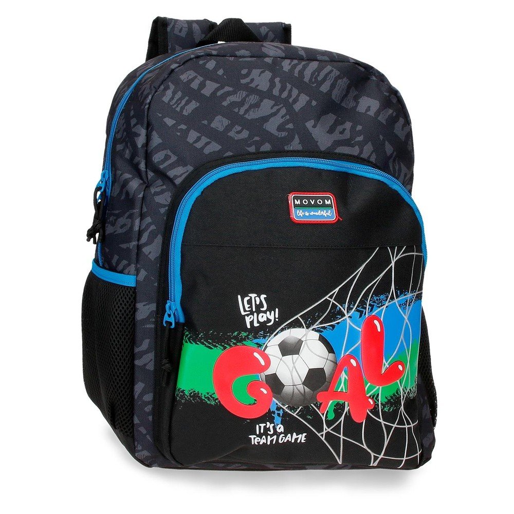 Mochila Escolar Offside Negro 40 cm - Movom - indyaeduocio Mochila Escolar Offside Negro 40 cm - Movom - indyaeduocio