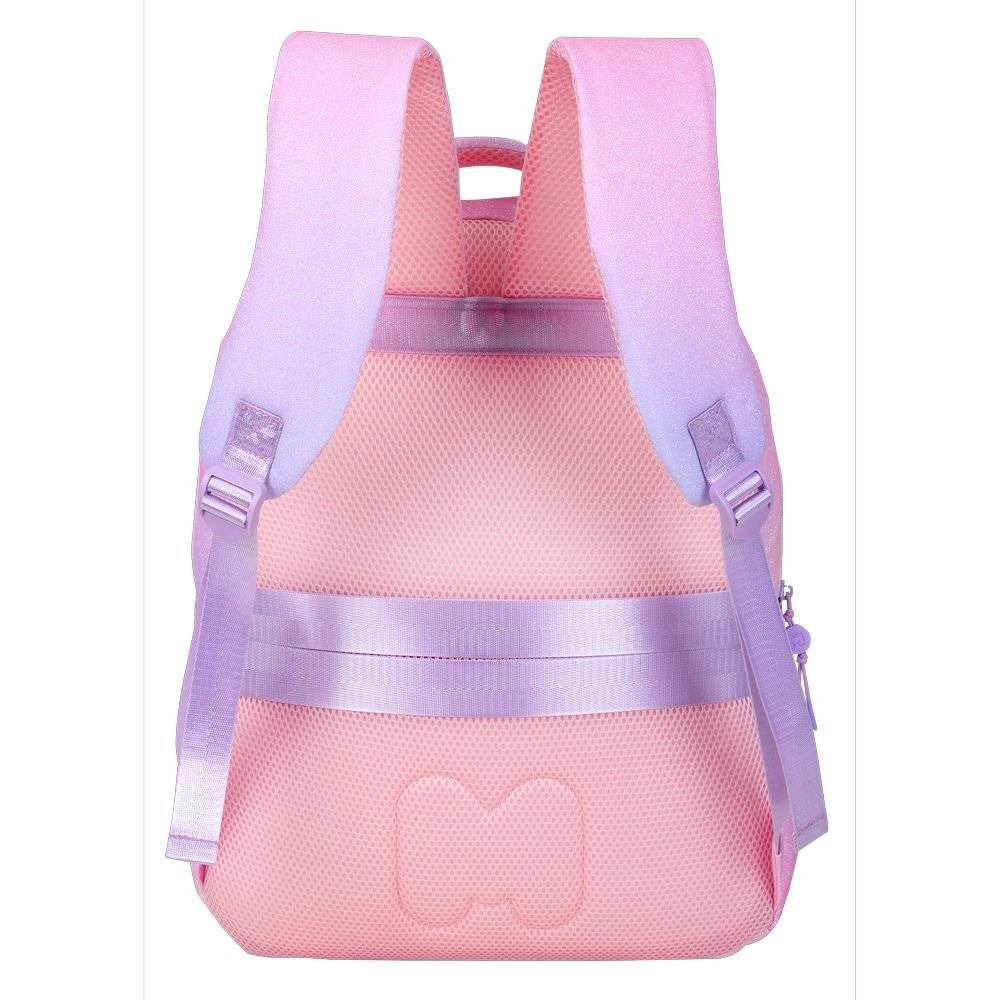 Mochila escolar doble degrade Bubblegum 43x33cm Mochila escolar doble degrade Bubblegum 43x33cm