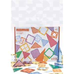 Nomic Clack 112 Piezas - Construcción Magnética - indyaeduocio