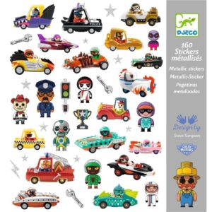 Pegatinas El universo de los Crazy Motors - Djeco - indyaeduocio