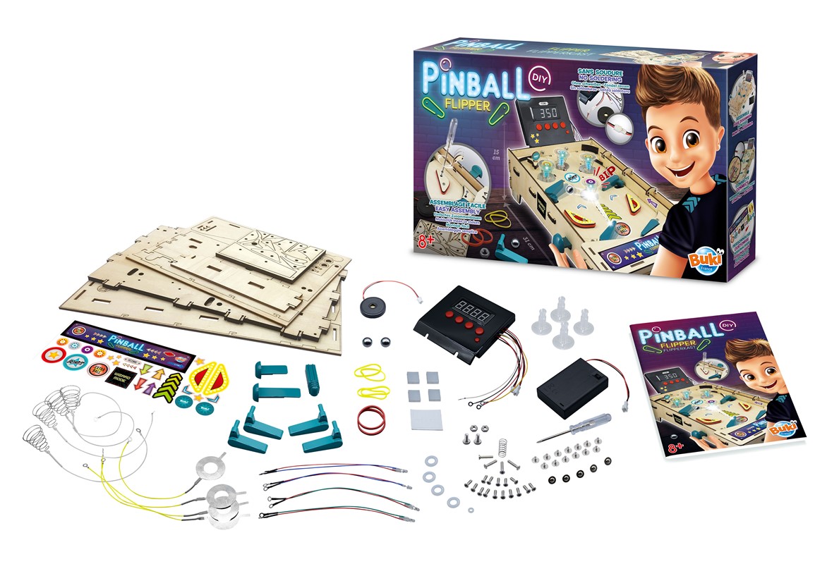 Pinball Flipper para Montar - Buki - indyaeduocio 2 Pinball Flipper para Montar - Buki - indyaeduocio