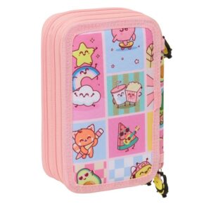 Plumier Triple 37 Piezas Comic - Mr. Wonderful - indyaeduocio