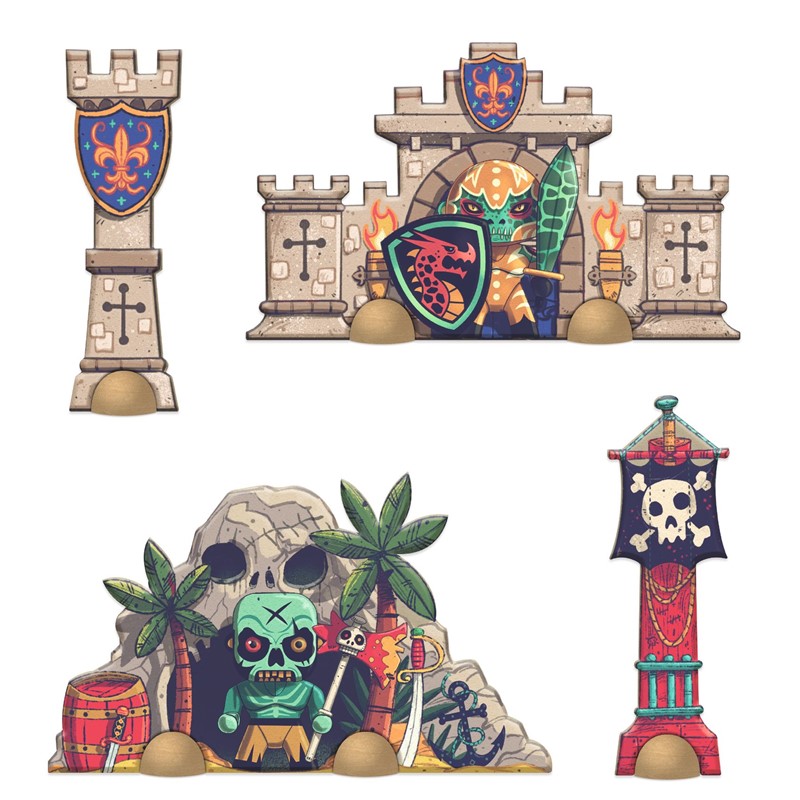 Puzzle Gigante Batalla Arty Toys - Djeco - indyaeduocio 2 Puzzle Gigante Batalla Arty Toys - Djeco - indyaeduocio