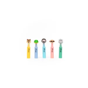 Set de 5 minisubrayadores con personajes Wonder Comic - Mr. Wonderful - indyaeduocio