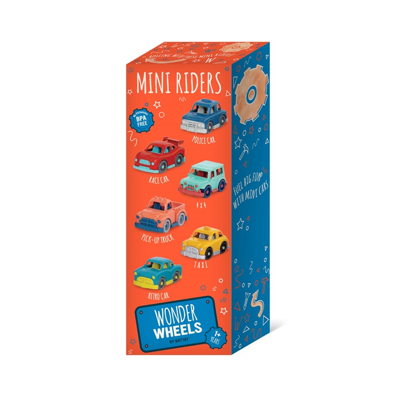 Set de 6 mini coches Wonder Wheels - indyaeduocio 2 Set de 6 mini coches Wonder Wheels - indyaeduocio