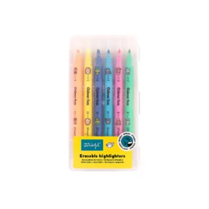 Set de 6 subrayadores borrables Wonder Comic - Mr. Wonderful - indyaeduocio