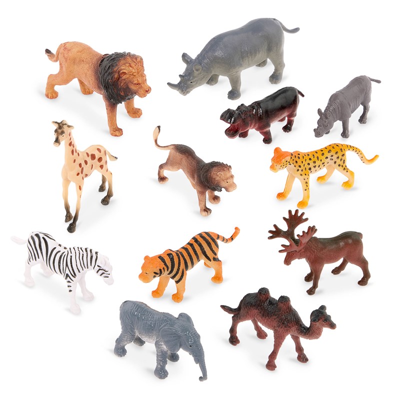 Tubo 12 animales salvajes Terra 4-8 cm - indyaeduocio 2 Tubo 12 animales salvajes Terra 4-8 cm - indyaeduocio