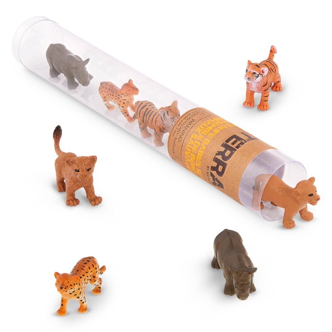 Tubo 8 animales salvajes Terra 5-7 cm - indyaeduocio Tubo 8 animales salvajes Terra 5-7 cm - indyaeduocio