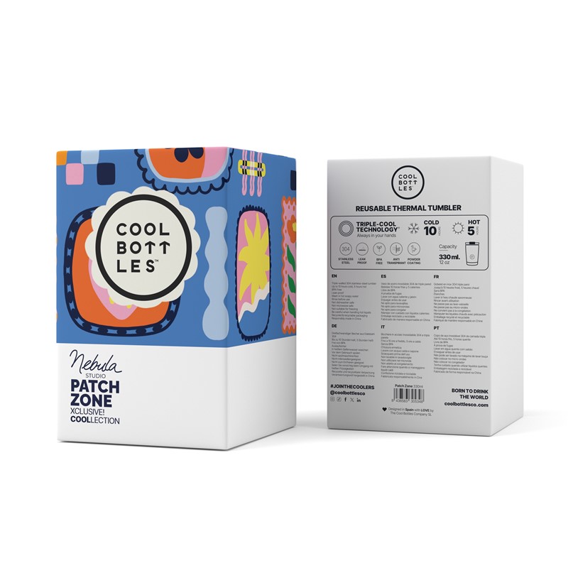 Vaso Térmico Patch Zone 330 ml - Cool Bottles - indyaeduocio 6 Vaso Térmico Patch Zone 330 ml - Cool Bottles - indyaeduocio
