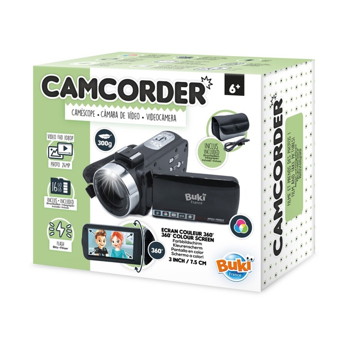 Videocámara Infantil Camcorder - Buki - indyaeduocio Videocámara Infantil Camcorder - Buki - indyaeduocio