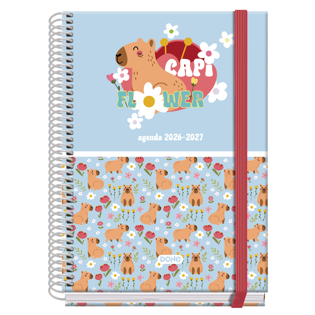 Agenda Capi Flower 2026-2027 A5 - Dohe - indyaeduocio Agenda Capi Flower 2026-2027 A5 - Dohe - indyaeduocio