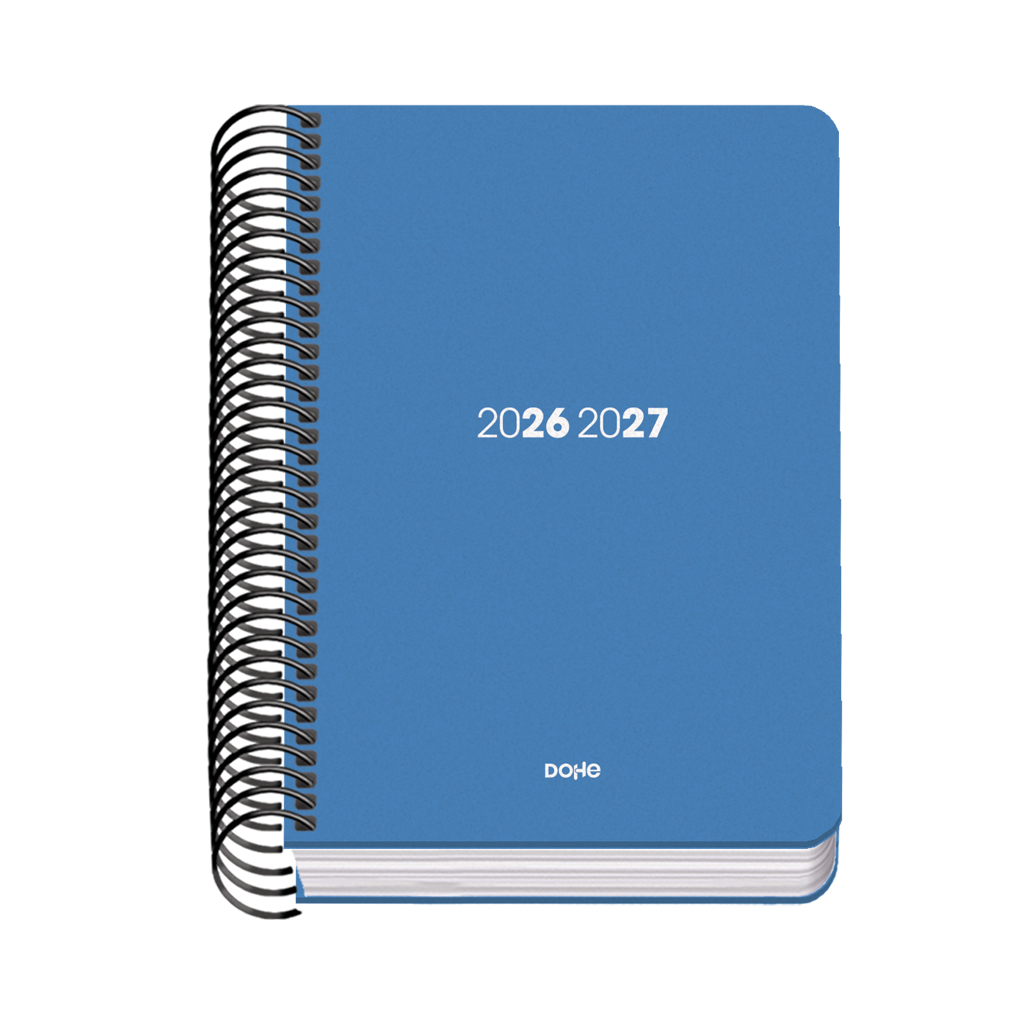 Agenda Element Azul 2026-2027 Día Página A6 - Dohe - indyaeduocio Agenda Element Azul 2026-2027 Día Página A6 - Dohe - indyaeduocio