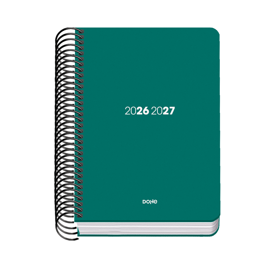 Agenda Element Verde 2026-2027 Día Página A6 - Dohe - indyaeduocio Agenda Element Verde 2026-2027 Día Página A6 - Dohe - indyaeduocio