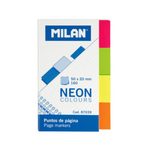 Banderitas adhesivas Milan 50x20 4 colores neón