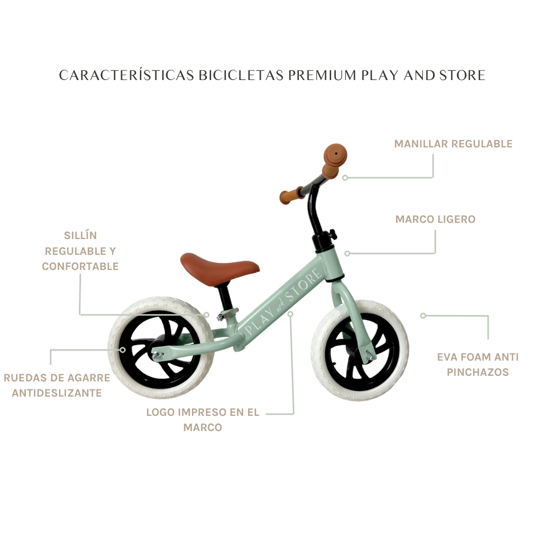 Bici de Equilibrio Premium Green - Play & Store - indyaeduocio 2 Bici de Equilibrio Premium Green - Play & Store - indyaeduocio