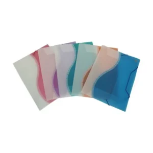 Carpetas gomas pp solapas plastico bi-colo