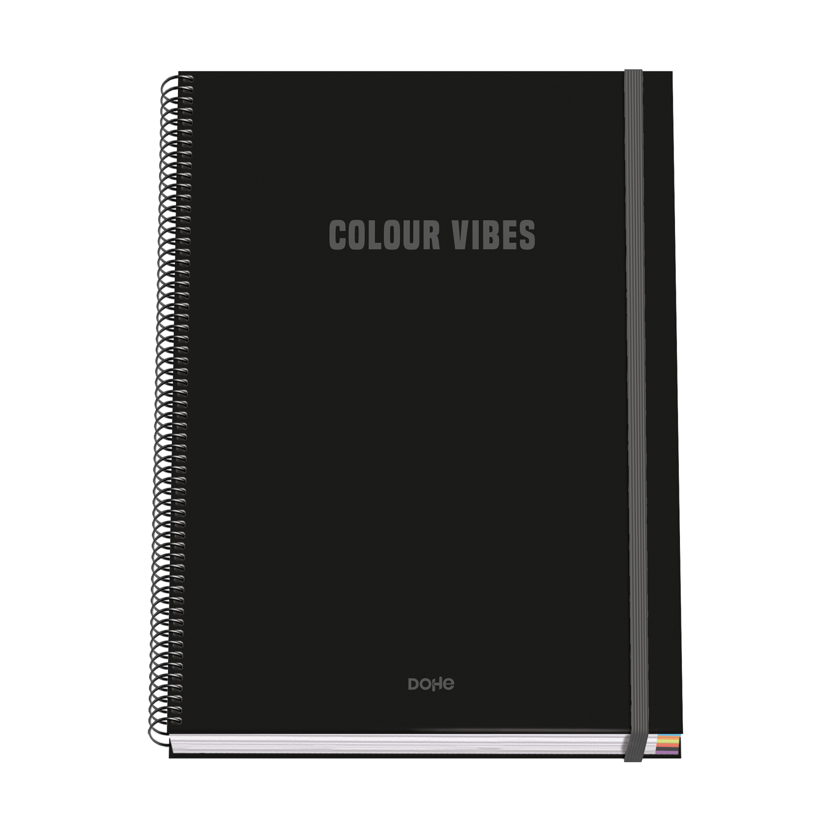 Cuaderno A4 Colour Vibes Negro - Dohe - indyaeduocio Cuaderno A4 Colour Vibes Negro - Dohe - indyaeduocio