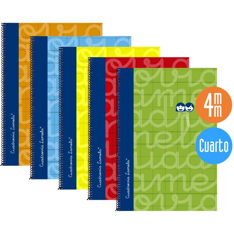 Cuaderno Lamela Cuarto Cuadrovía 4 mm 80 Hojas - indyaeduocio Cuaderno Lamela Cuarto Cuadrovía 4 mm 80 Hojas - indyaeduocio