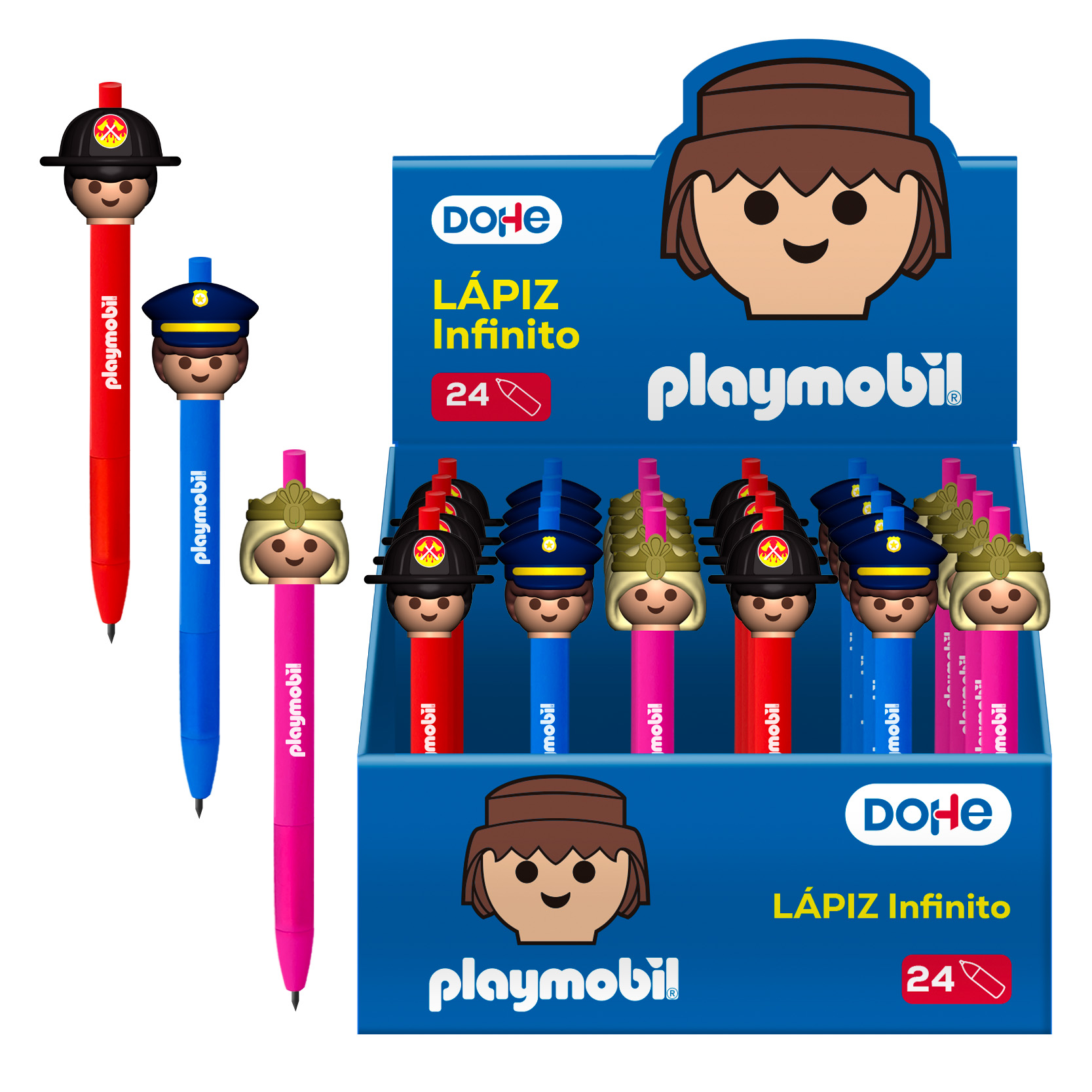 Lápiz Infinito Playmobil - Dohe - indyaeduocio Lápiz Infinito Playmobil - Dohe - indyaeduocio