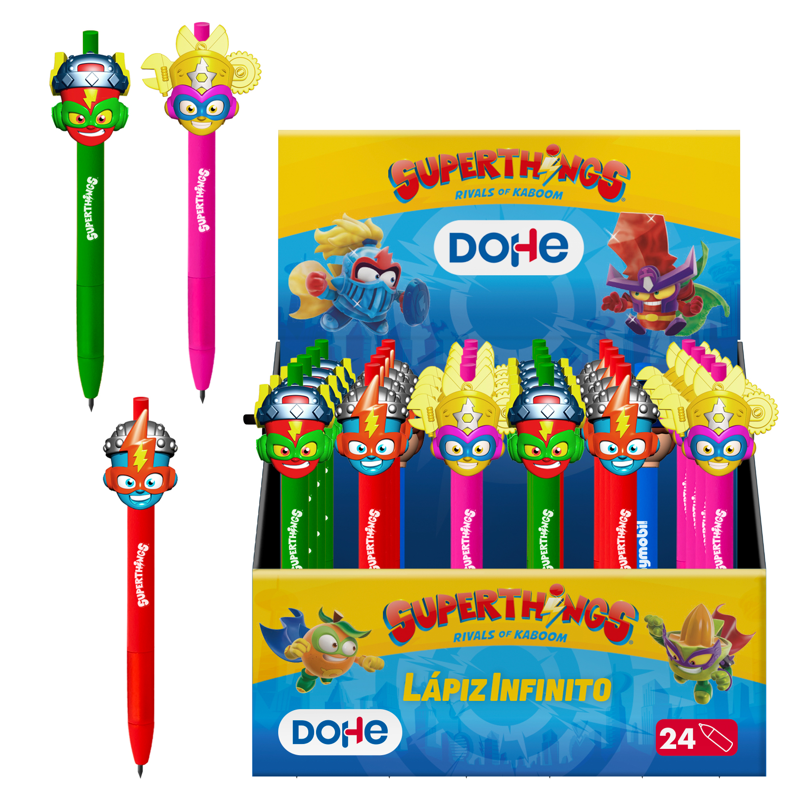 Lápiz Infinito SuperThings - Dohe - indyaeduocio Lápiz Infinito SuperThings - Dohe - indyaeduocio