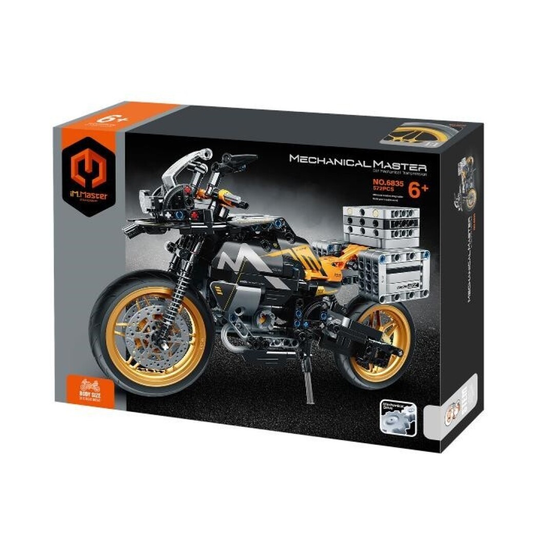 Motocicleta Naranja 557 Piezas - iM.Master - indyaeduocio Motocicleta Naranja 557 Piezas - iM.Master - indyaeduocio