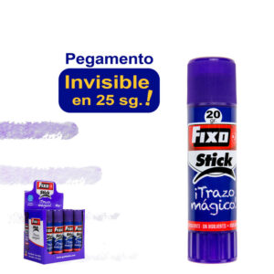 Pegamento barra 20gr Fixo stick mágico morado