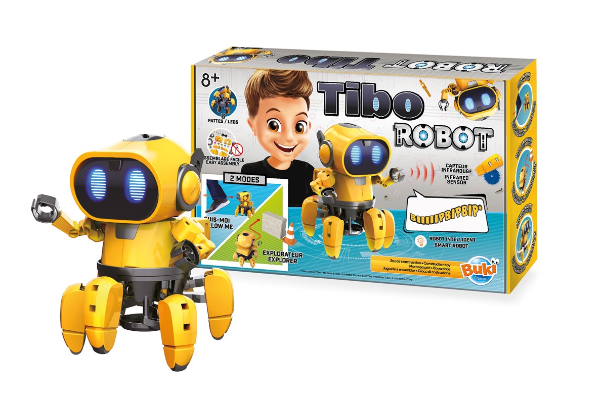 Robot Tibo con Sensores - Buki - indyaeduocio 2 Robot Tibo con Sensores - Buki - indyaeduocio