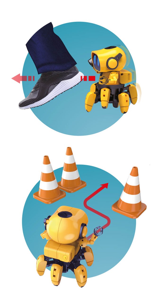 Robot Tibo con Sensores - Buki - indyaeduocio 6 Robot Tibo con Sensores - Buki - indyaeduocio