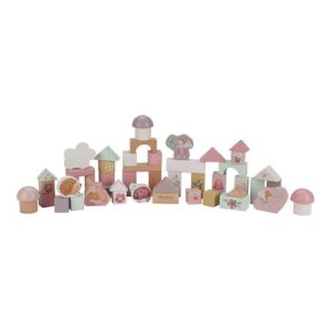 Bloques de construcción Fairy Garden FSC Little Dutch, 50 piezas y recipiente