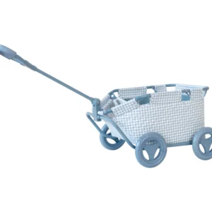 Carrito para juguetes Vichy Blue Personalizable - Tutete - indyaeduocio