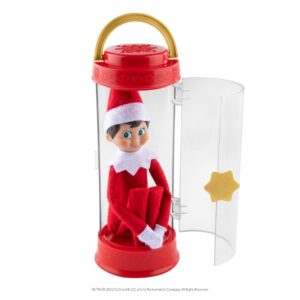 Transportín transparente del Elfo Explorador Cefa Toys con asa; muñeco de demostración no incluido
