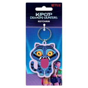 Llavero Derpy Tiger K-Pop Demon Hunters en su presentación original