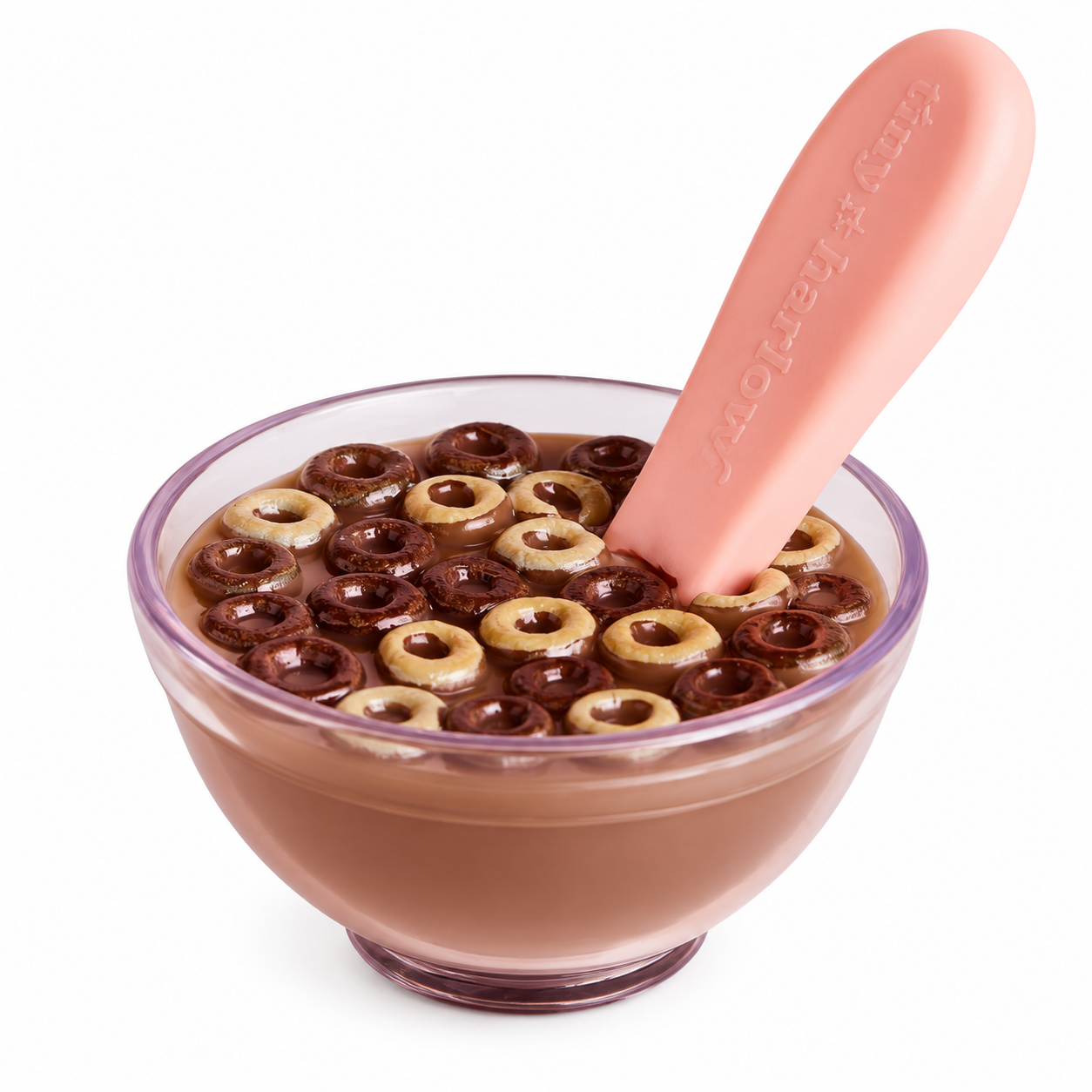Cuenco de chocolate — detalle ilustrativo Detalle del cuenco de cereales de chocolate Tiny Harlow