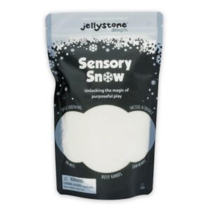 Nieve sensorial Sensory Snow Jellystone en bolsa con cierre