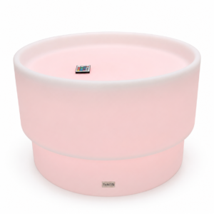 Mesa de luz Sensory Mood 69 cm Tickit con mando sobre fondo blanco